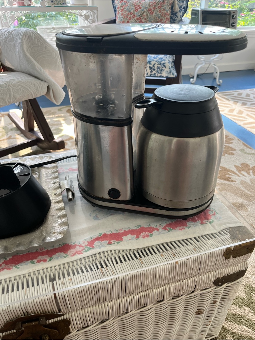 Bonavita 8 cup Stainless Steel Black Coffee Maker with Thermal Carafe